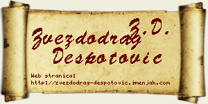 Zvezdodrag Despotović vizit kartica